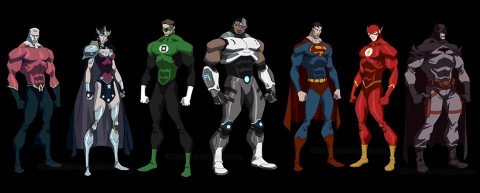 Justice League The Flashpoint Paradox Lineup